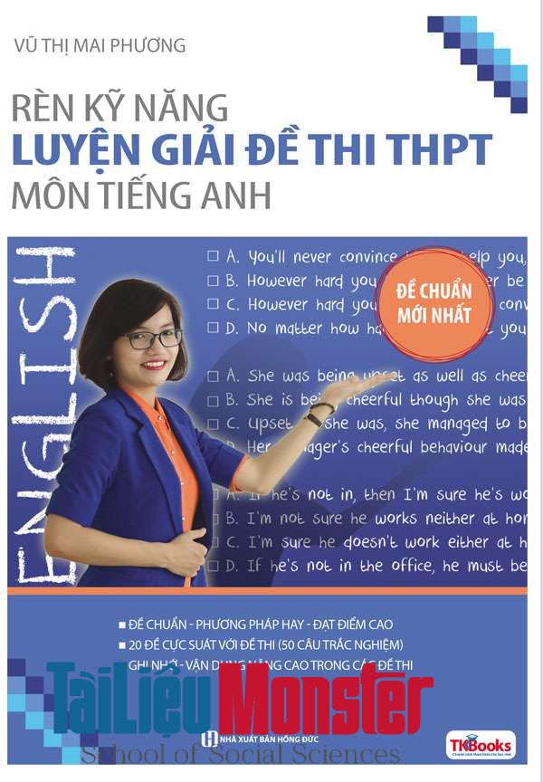 ren ky nang luyen giai de thi THPT mon tieng anh bia truoc