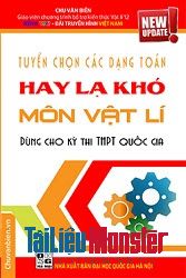 pdf chu van bien tuyen chon cac dang toan hay la kho vat ly thpt 2