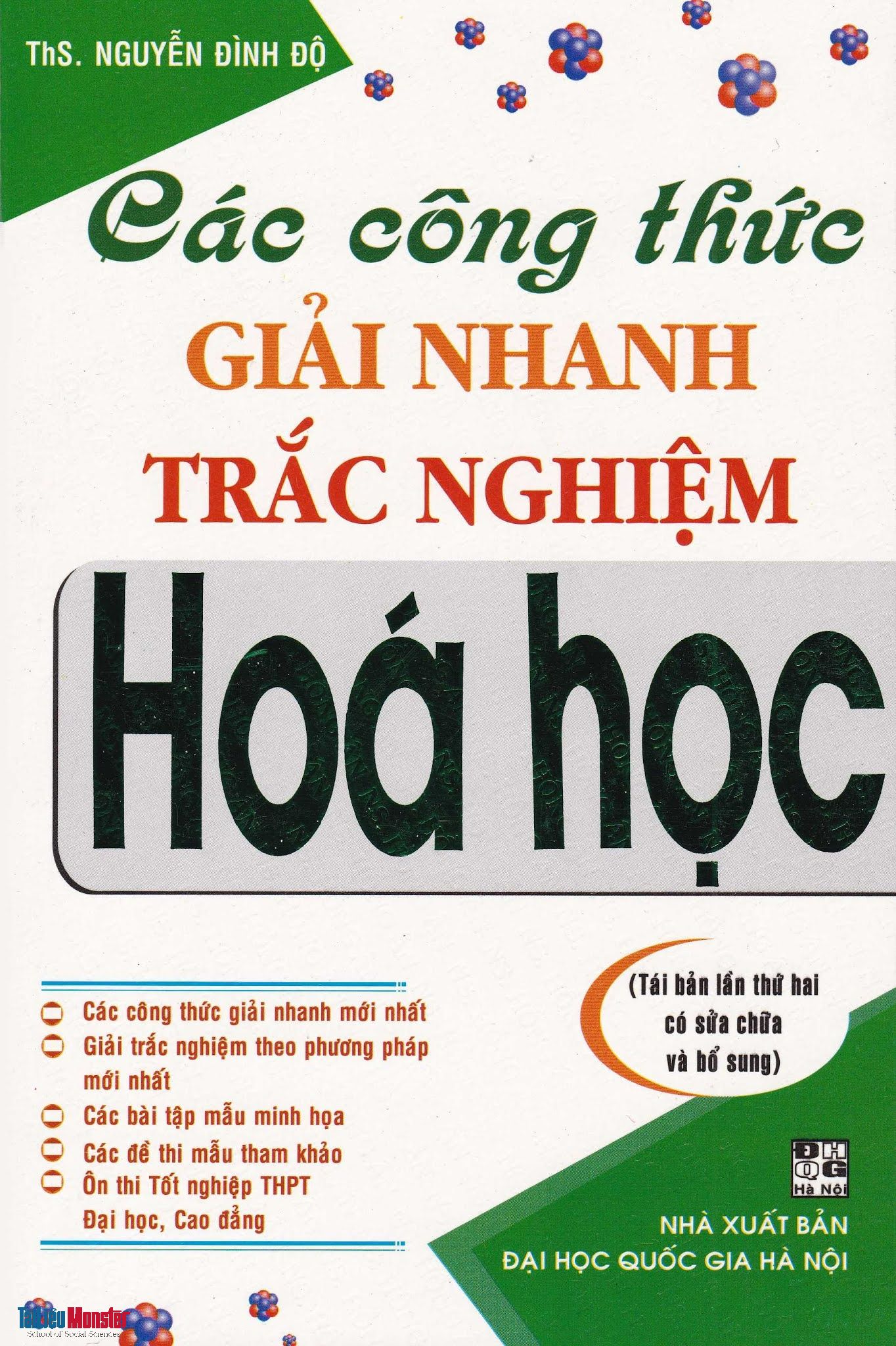 pdf download sach cac cong thuc giai nhanh trac nghiem hoa hoc 12 on thi tot nghiep thpt 2