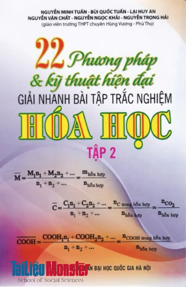 pdf tai sach 22 phuong phap va ky thuat hien dai giai nhanh hoa thpt 2