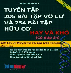 tuyen chon 205 bai tap vo co va huu co hay luyen thi dai hoc pdf 1