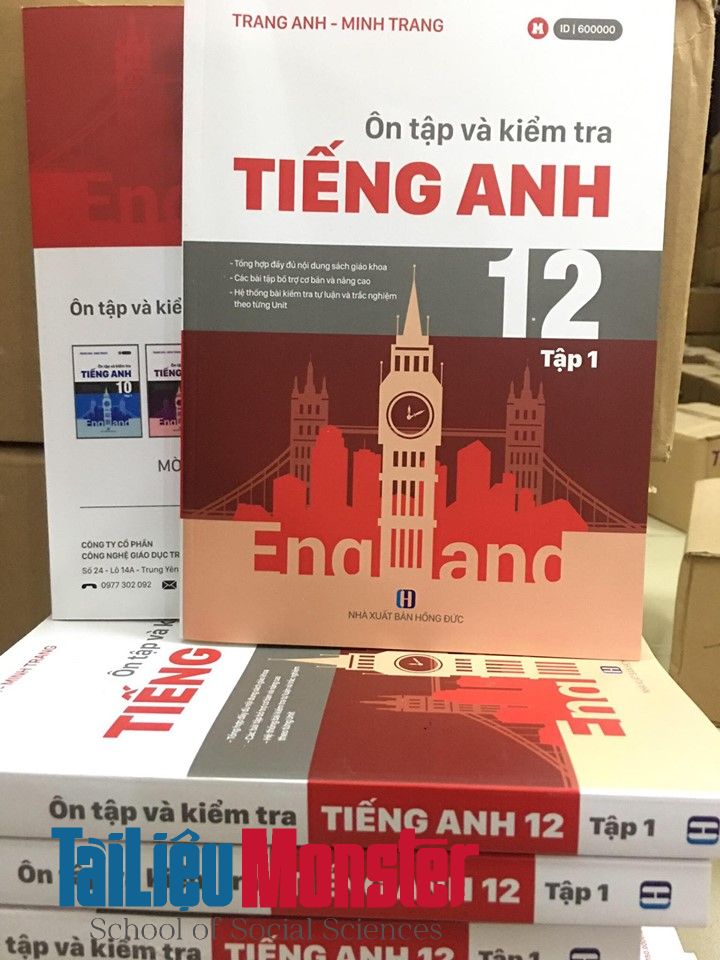 on tap va kiem tra tieng anh 12 tap 1 trang anh minh trang