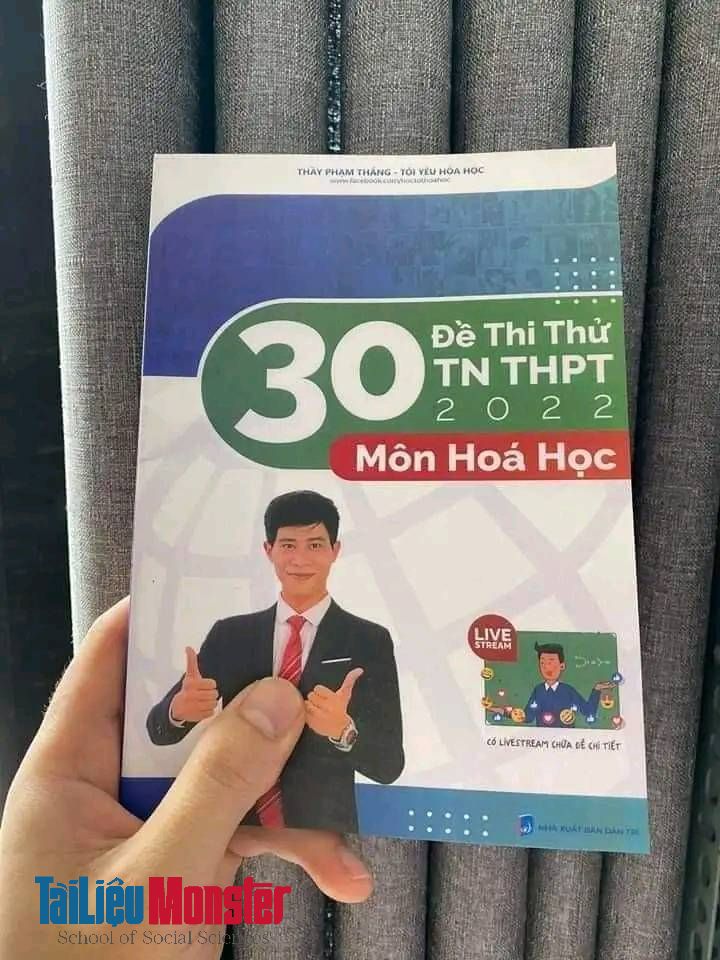 30 de thi thu tot nghiep thpt 2022 hoa hoc thay pham thang 1