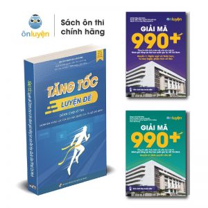 Combo sách Giải mã 990+ tổng ôn bài thi ĐGNL ĐHQG TP HCM