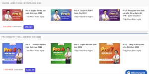 LUYỆN THI THPTQG MÔN SINH HỌC THẦY PHAN KHẮC NGHỆ