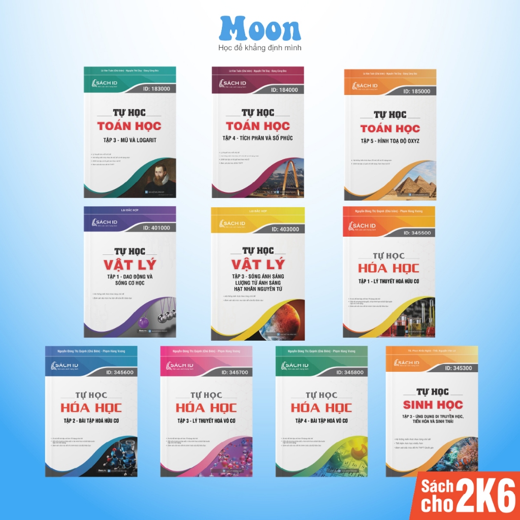 SALE TET Sach tu hoc pro S on thi lop 12 Moonbook