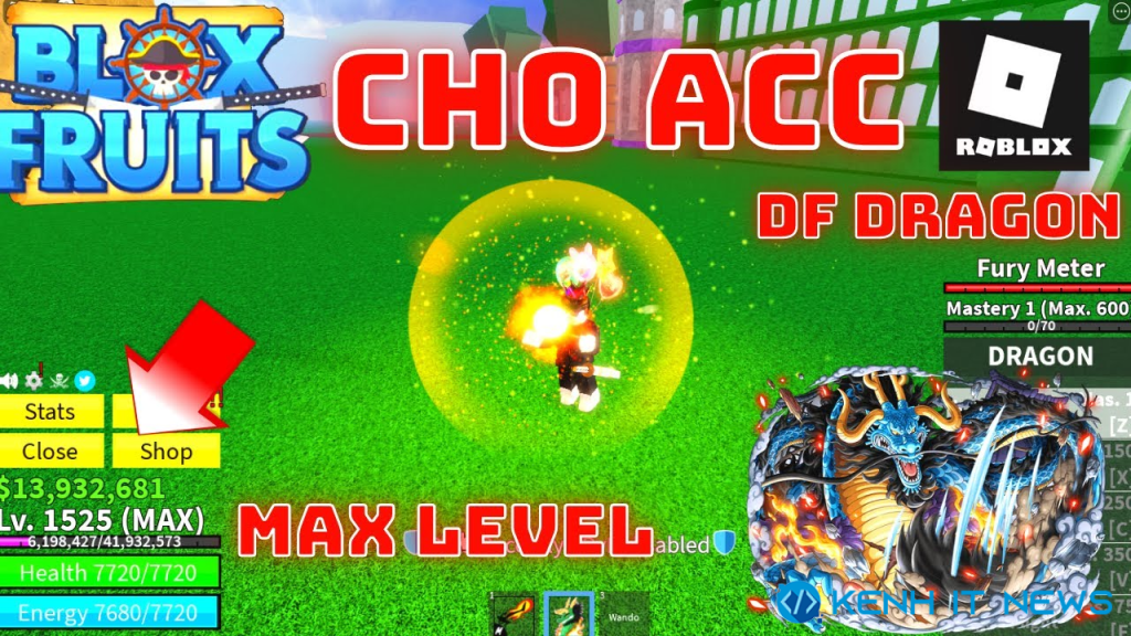 Acc Roblox Fruit ai cũng đăng nhập được